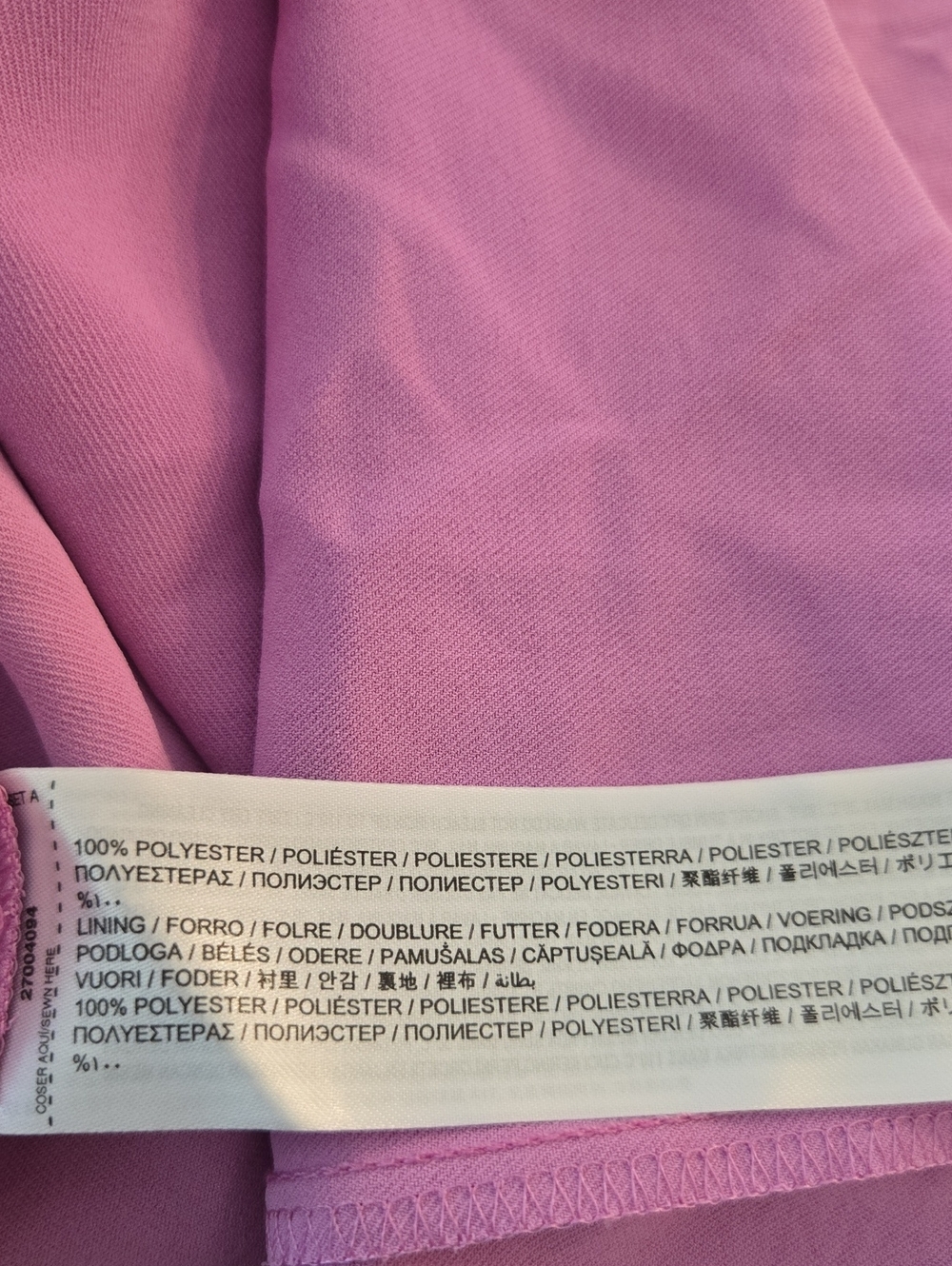 MANGO Double-Layer Long Asymmetrical Cape Dress Pastel Purple Wedding Size 8 NWT - Picture 15 of 16